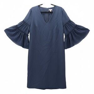 Navy Blue‎ Flare Party Cocktail Wedding Bridesmaid Church Office Dress Plus 18